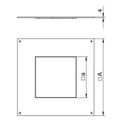 OBO Bettermann Vertr Montagedeckel 350-2/3 für GES4 DUG 350-3 4
