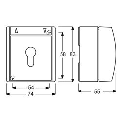 Busch-Jaeger Jalousieschalter AP 2712 SLW-53