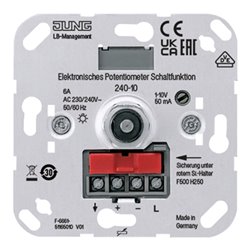 Jung Elek.Potentiometer für EVGs/Trafos 240-10
