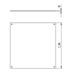 OBO Bettermann Vertr Blinddeckel DU 250-2