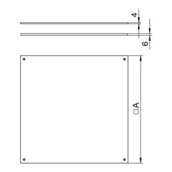 OBO Bettermann Vertr Blinddeckel für UZD350-2/3 DU 350-2