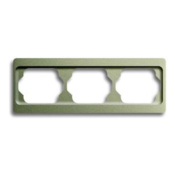 Busch-Jaeger Rahmen 3-fach palladium, waager. 1723 KA-260