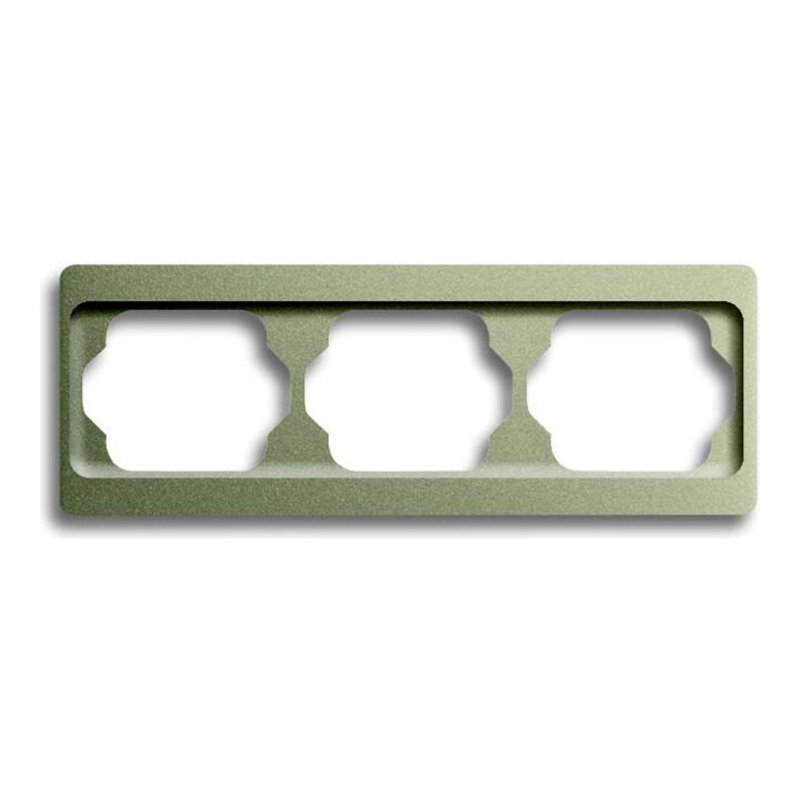 Busch-Jaeger Rahmen 3-fach palladium, waager. 1723 KA-260