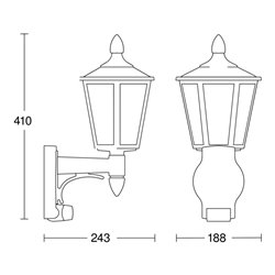 Steinel Sensoraußenleuchte L 15 WS