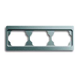 Busch-Jaeger Rahmen 3-fach titan, waager.,alpha 1723 KA-266