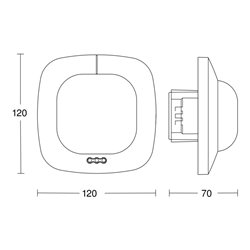 Steinel Präsenzmelder Schnittstelle COM1 IR Quattro HD