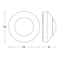 Steinel Bewegungsmelder Professional IS 2360 ECO WS