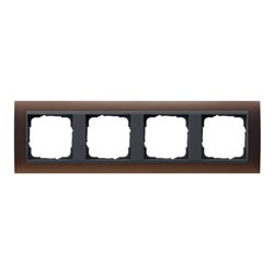 Gira Abdeckrahmen 4f.opak dbr 021413