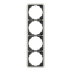 Jung Rahmen 4-fach pla waage/senkrecht CD 584 PT