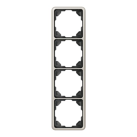 Jung Rahmen 4-fach pla waage/senkrecht CD 584 PT