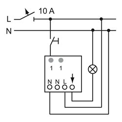 Busch-Jaeger Wächter Präsenz tech BasicLINE Korridor w 6818 U