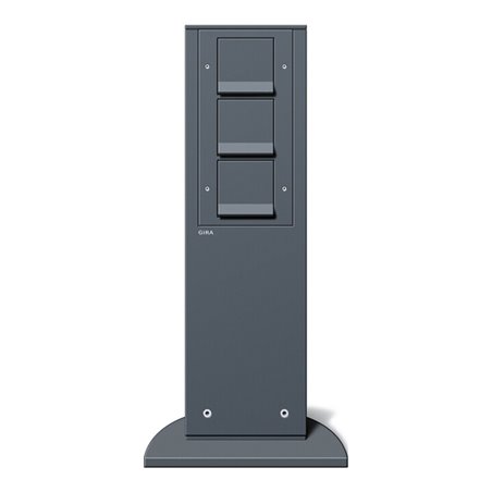 Gira Energiesäule anth m.Geräten 134128