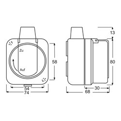 Busch-Jaeger Steckdose Bajonettverschluss 2300 EWDI