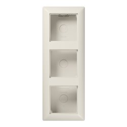 Jung AP-Kappe 3-fach ws angeformter Rahmen AS 583 A W