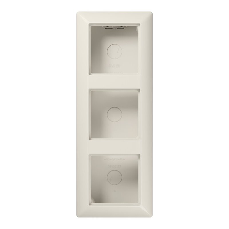 Jung AP-Kappe 3-fach ws angeformter Rahmen AS 583 A W