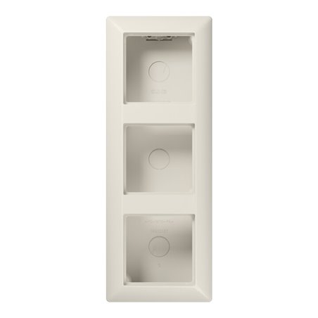 Jung AP-Kappe 3-fach ws angeformter Rahmen AS 583 A W