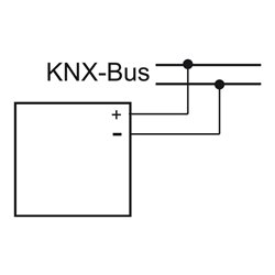 Busch-Jaeger Tastsensor 4fach mit Busankoppler 6127/01-84