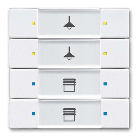 Busch-Jaeger Tastsensor 4/8fach Multifunktion 6127/02-84