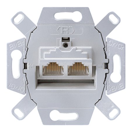 Jung Datendose Cat6 2x8-pol.für 2 Term. UAE 8-8 UPOK6