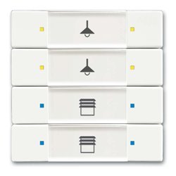 Busch-Jaeger Tastsensor 4/8fach Multifunktion 6127/02-884