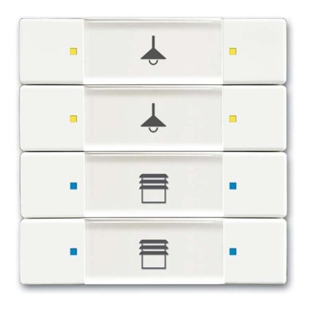 Busch-Jaeger Tastsensor 4/8fach Multifunktion 6127/02-884