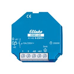 Eltako Stromstoßschalter 8-230VUC,1S,16A ES61-UC