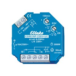 Eltako Stromstoßschalter 1S nicht pot.frei 10A ESR61NP-230V+UC