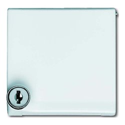 Busch-Jaeger Zwischenring ws mit Klappdeckel 2118 GKSL-32