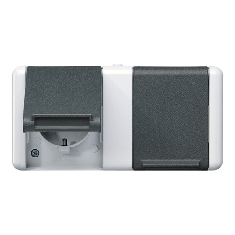 Jung SCHUKO-Steckdose 2-fach 16A 250V 8220-1 W