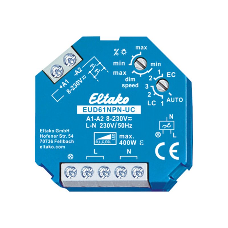 Eltako Stromstoß-Dimmschalter EUD61NPN-UC