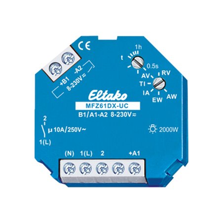 Eltako Zeitrelais,multifunktion 0,1s-1h,10A,1W MFZ61DX-UC