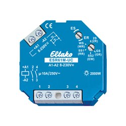 Eltako Multi.-Stromstoßschalter 1+1S. pot.frei 10A ESR61M-UC