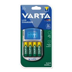 Varta Cons.Varta Ladegerät LCD Charger inkl.4AA+12V+USB 57070(4x5716)