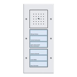 Gira Türstation AP 6fach reinweiß 126866