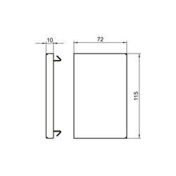 OBO Bettermann Vertr Endstück GS-E70110RW
