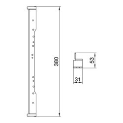 OBO Bettermann Vertr Nivellierwinkel für UZD350-3, St, FS NW 350-3 QK