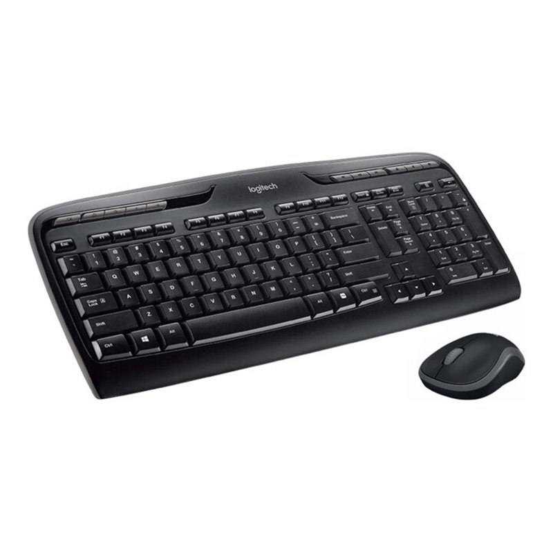 Logitech Tastatur/Maus Set Wireless,1000dpi MK330USB sw
