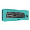 Logitech Tastatur/Maus Set Wireless,1000dpi MK330USB sw