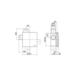 Maico Ventilator,Verzög.Schalter 21W,62cbm/h,IPX5 ER 60 VZ