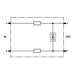 DEHN ÜS-Ableiter DEHNrapid LSA Schutzstecker DRL HD 24