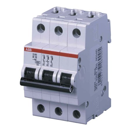 ABB Stotz S&J Sicherungsautomat 10kA 16A K 3p S203M-K16