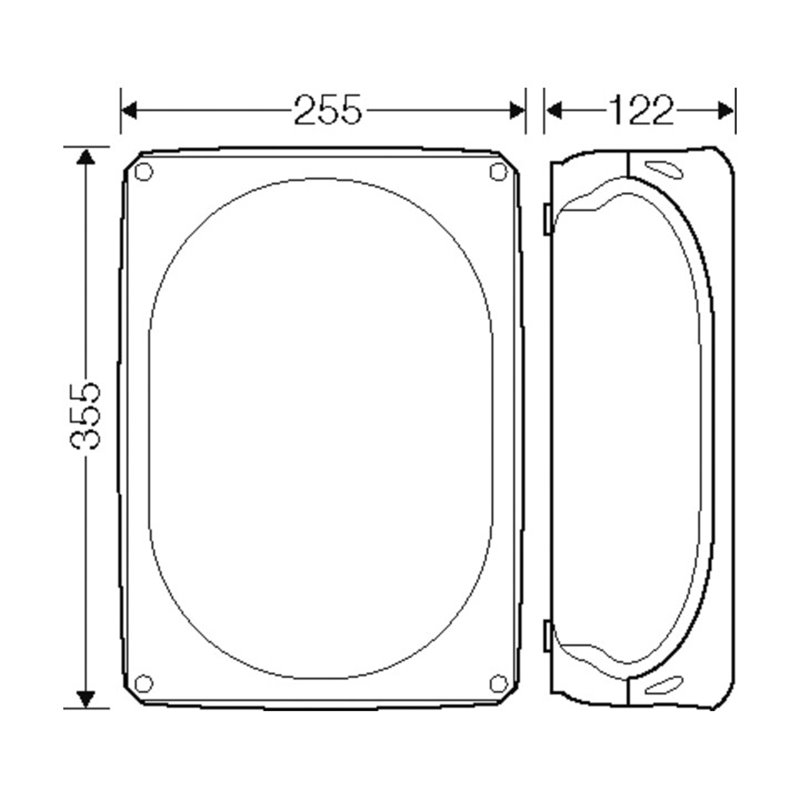 Hensel Kabelabzweigkasten bis 50 o.Klemme sw KF 5000 B