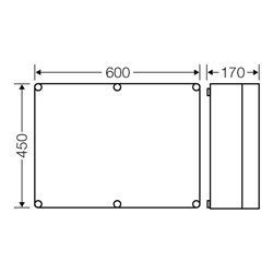 Hensel Leergehäuse EB-Maße 575x425x146 Mi 0600