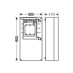 Hensel NH-Sicher.-lasttrenngehäu NH1, 3polig 400A Mi 6478