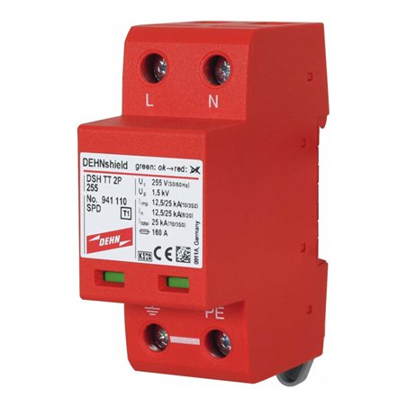 DEHN Kombi-Ableiter TT/TN-Systeme DSH TT 2P 255