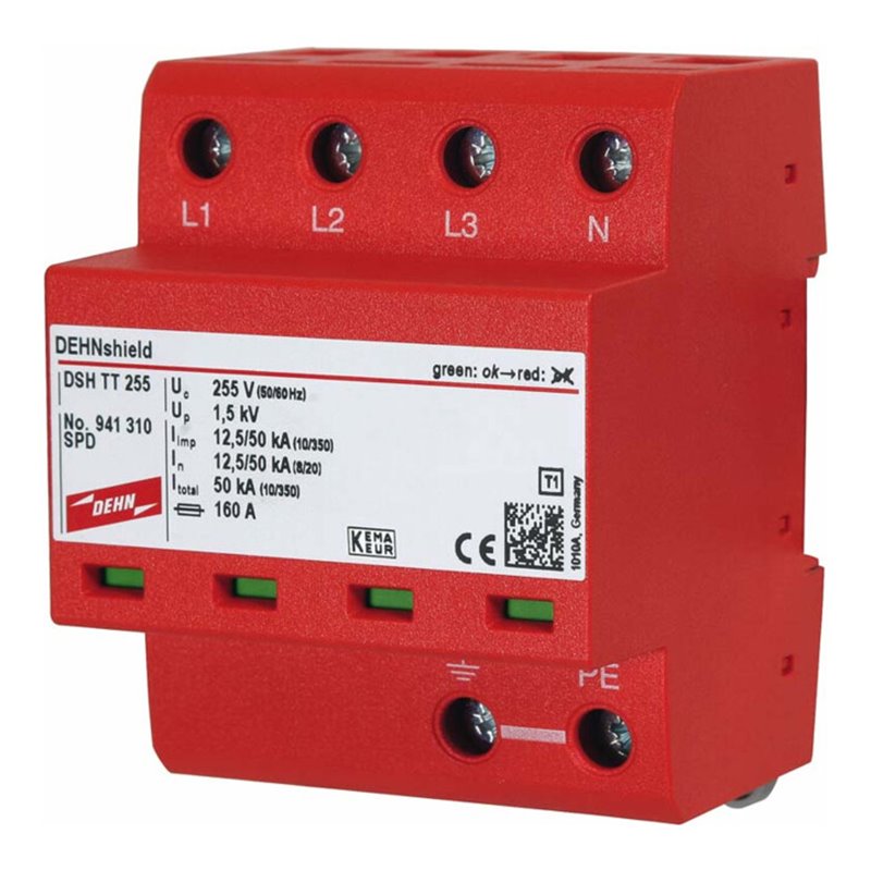 DEHN Kombi-Ableiter TT- u. TN-S-Systeme DSH TT 255