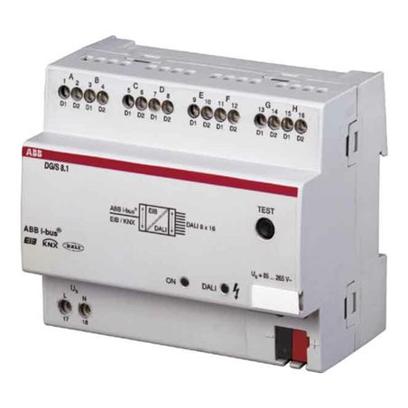 ABB Stotz S&J DALI-Gateway REG 8-fach DG/S8.1