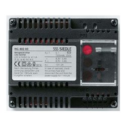 Siedle&Söhne Netzgleichrichter 230V/12VAC - 8,3VDC NG 402-03