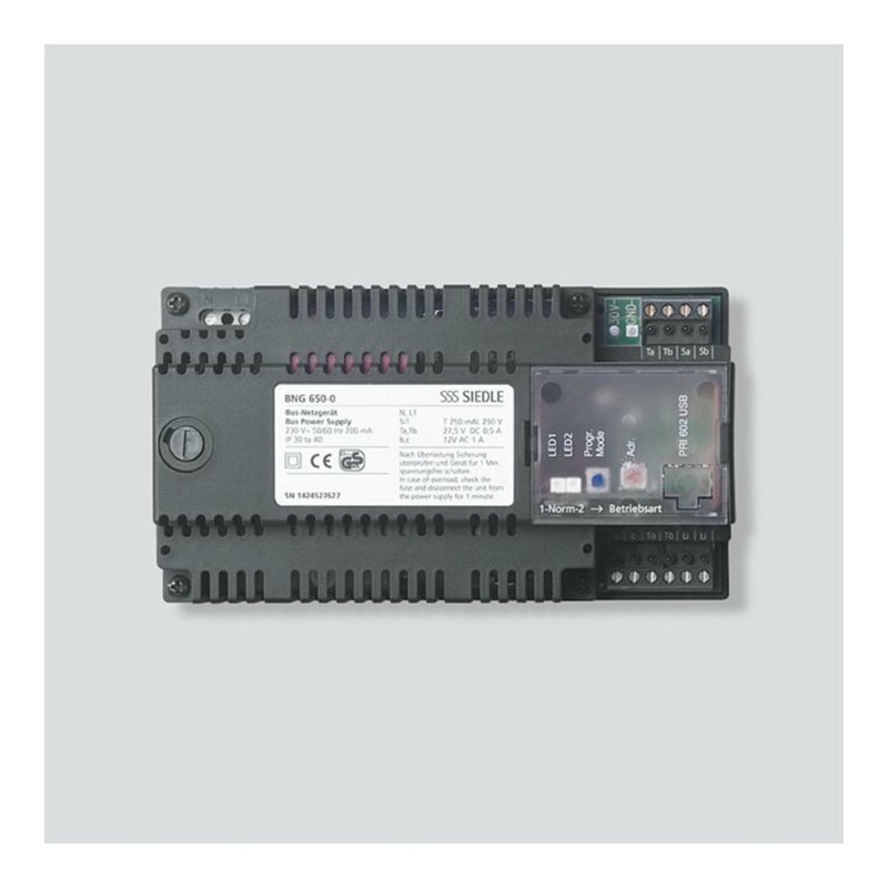 Siedle&Söhne Bus-Netzgerät f.In-Home-Bus Audio BNG 650-0 DE
