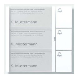 Siedle&Söhne Tasten-Modul weiss TM 612-3 W